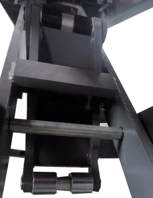 Sollevatoio per auto ultra sottile con doppio cilindro sollevatoio idraulico capacità di sollevamento 4000 kg