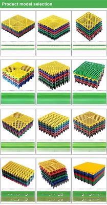 40*40*3cm Interlocking Garage Tiles Classic Design e impermeabile per garage lavaggio auto