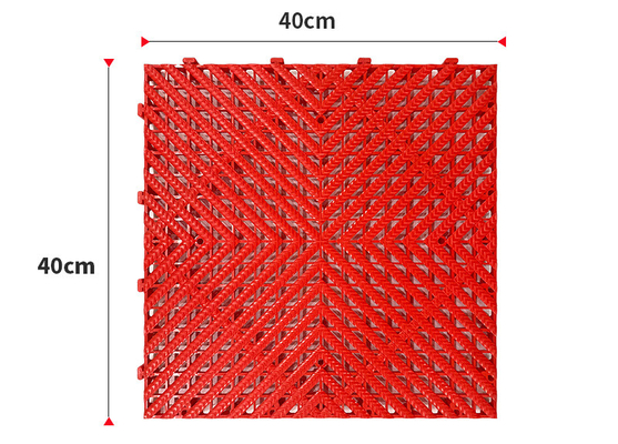 Parete di rivestimento della lavanderia PP 40*40*2cm Grid Board Floor Mat Grid Floor Multi-Function