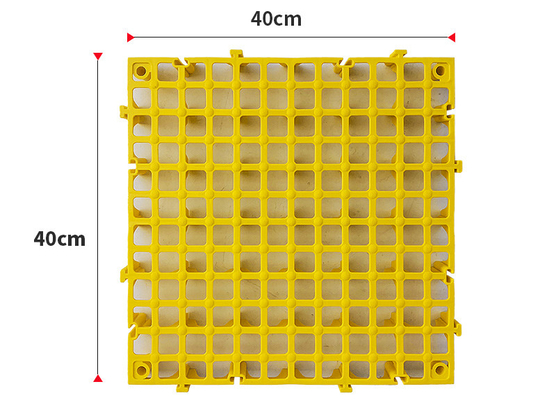 Piastrelle per pavimenti di garage di plastica in 40*40*4cm
