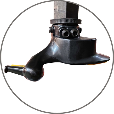Potenza del motore 0.75kw/1.1kw Combinato cambio pneumatici e bilanciatore ruote per pneumatici da 10''-22'