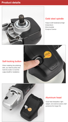 Nano Flex Mini Black Car Detailing Polishing Machine per 48,5*17*14,5cm di dimensioni interne
