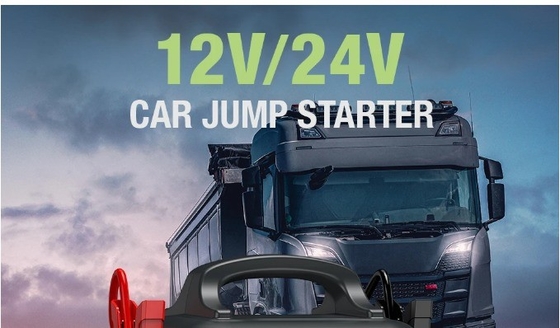 24000mAh/88.8Wh Batteria di emergenza auto Jump Starter con pompa d'aria inflatore e luce LED