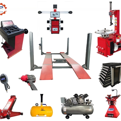 Richiesta del cliente 4 Post Car Lift Wheel Alignment Machine Cambia pneumatici bilanciatore ruote