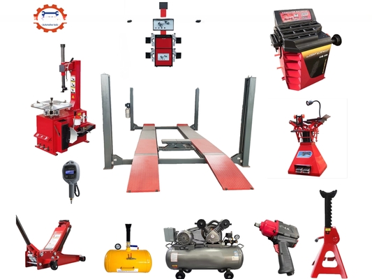Richiesta del cliente 4 Post Car Lift Wheel Alignment Machine Cambia pneumatici bilanciatore ruote