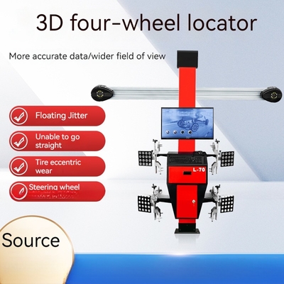 Macchina avanzata di allineamento 3D delle ruote 8-10bar di chiusura esterna 10'22' Professional
