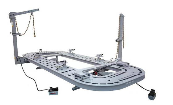 Macchina di raddrizzatura del telaio della macchina più popolare con capacità di 2500 kg e altezza del banco di 550 cm