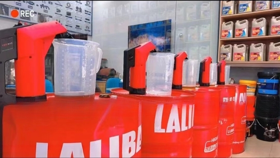 Acciaio 55 Galloni 200L Azionato ad aria Azionato a pressione Pistola tamburo botte Motore Motore Lubrificante Pompa di trasferimento di olio pneumatico con contatore