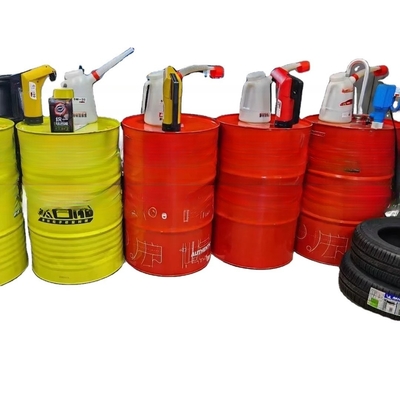 Pompa elettrica portatile a tamburo con misuratore di portata per olio diesel benzina liquido chimico