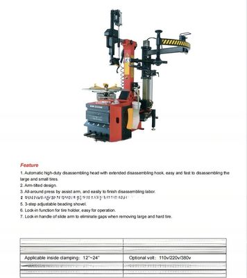 Cambio automatico di pneumatici senza contatto con certificato CE e alimentazione 110V-22OV-380V