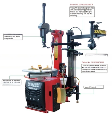 Cliente richiesto 750W-1100W Potenza motore cambio pneumatico automatico per il servizio pneumatici