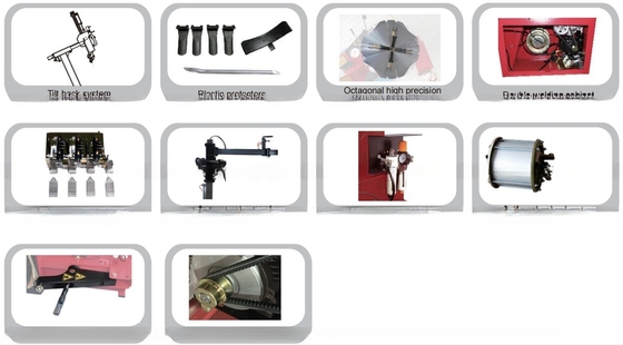 12'-24' all'interno Clamping Touchless Tire Changer Lo strumento perfetto per la riparazione di pneumatici di auto