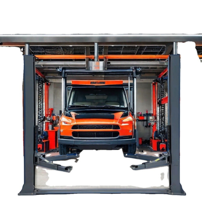 Capacità di sollevamento di 4000 kg Due posti di ascensore idraulico per auto per la macchina di parcheggio del garage 2023