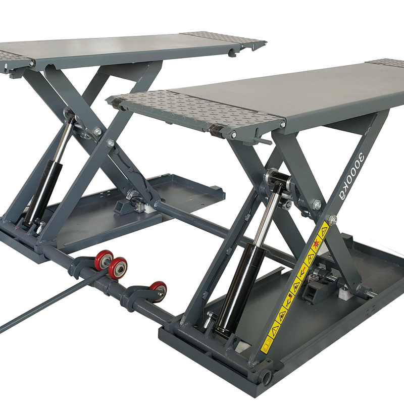 Portatile Mid Rise 6600lbs Auto Jack Lifting Hydraulic Scissor Car Lift per la riparazione di auto