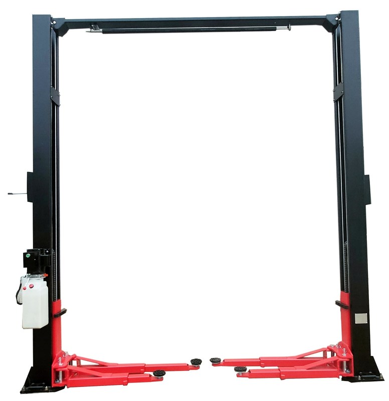 Stazione di servizio per autoveicoli ascensore a cornici a doppia colonna con tecnologia idraulica