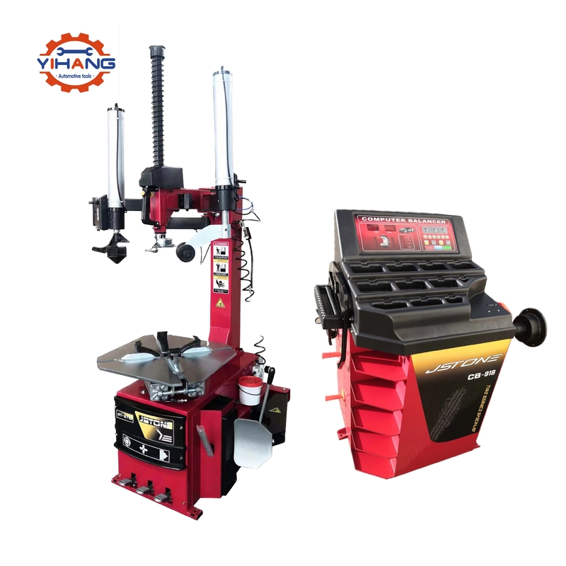 Potenza del motore 0.75kw/1.1kw Combinato cambio pneumatici e bilanciatore ruote per pneumatici da 10''-22'
