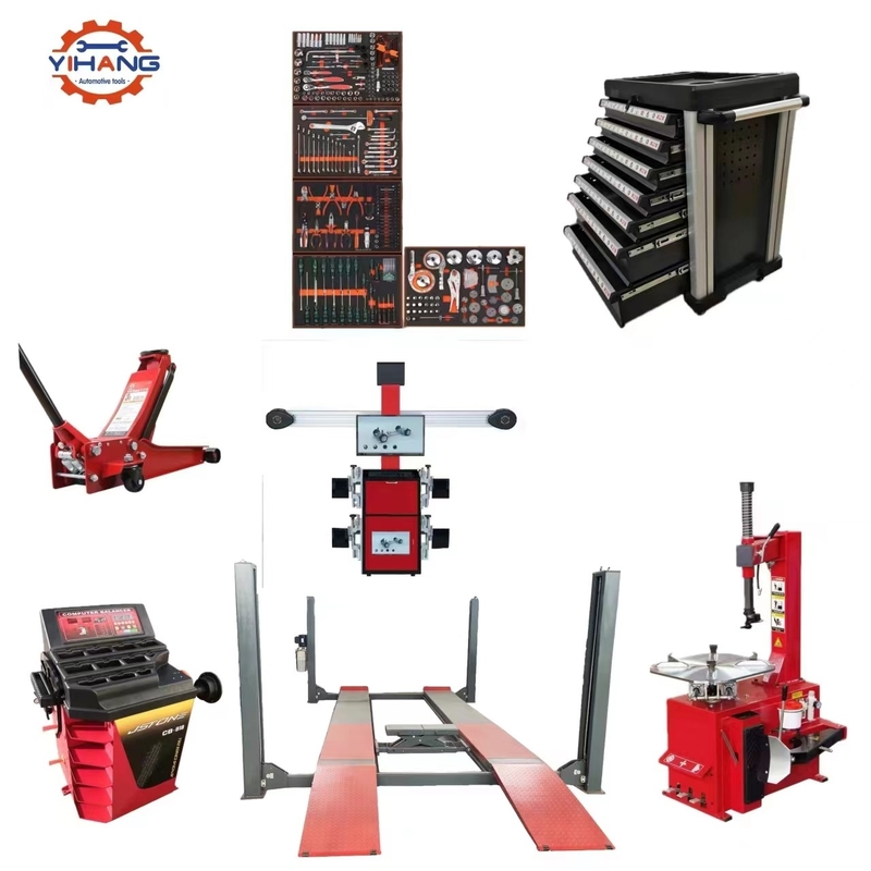 Potenza del motore 0.75kw/1.1kw Full Set 3D Four Wheel Alignment Machine per officina di riparazione