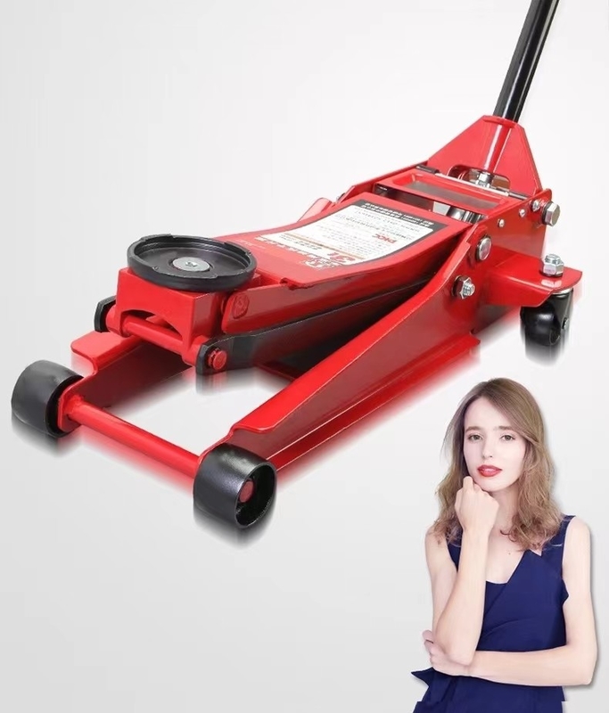 Customisable 3 T Low Profile Hydraulic Floor Jack Steel Color Box OEM Car Jack Supporto