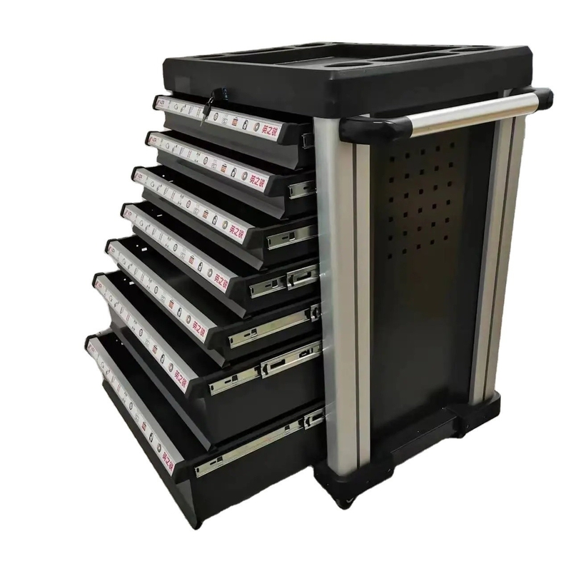 Negozio di garage attrezzi Classic Metal Storage Tool Chest Workshop carrello con 7 cassetti