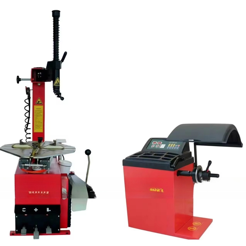 Riparazione pneumatici Coseng Cambia pneumatici e bilanciatrice di ruote Combinazione di serratura interna 12&quot;-24